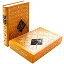 Книга подарочная в кожаном переплете "Анна Каренина" Л.Н. Толстой, в 2-х томах, в футляре