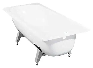 Ванна стальная DONNA VANNA 170x70x40 cм. с опорной подставкой OP-01200, без ранта,белая орхидея, ВИЗ DV-73901-0