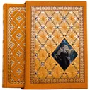 Книга подарочная в кожаном переплете "Анна Каренина" Л.Н. Толстой, в 2-х томах, в футляре