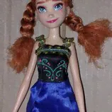шикарная кукла Barbie принцесса Анна Disney Frozen 2018 Hasbro Сша оригинал клеймо номер 29 см