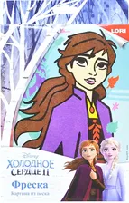 Картина из песка.Disney Холодное сердце-2 Анна