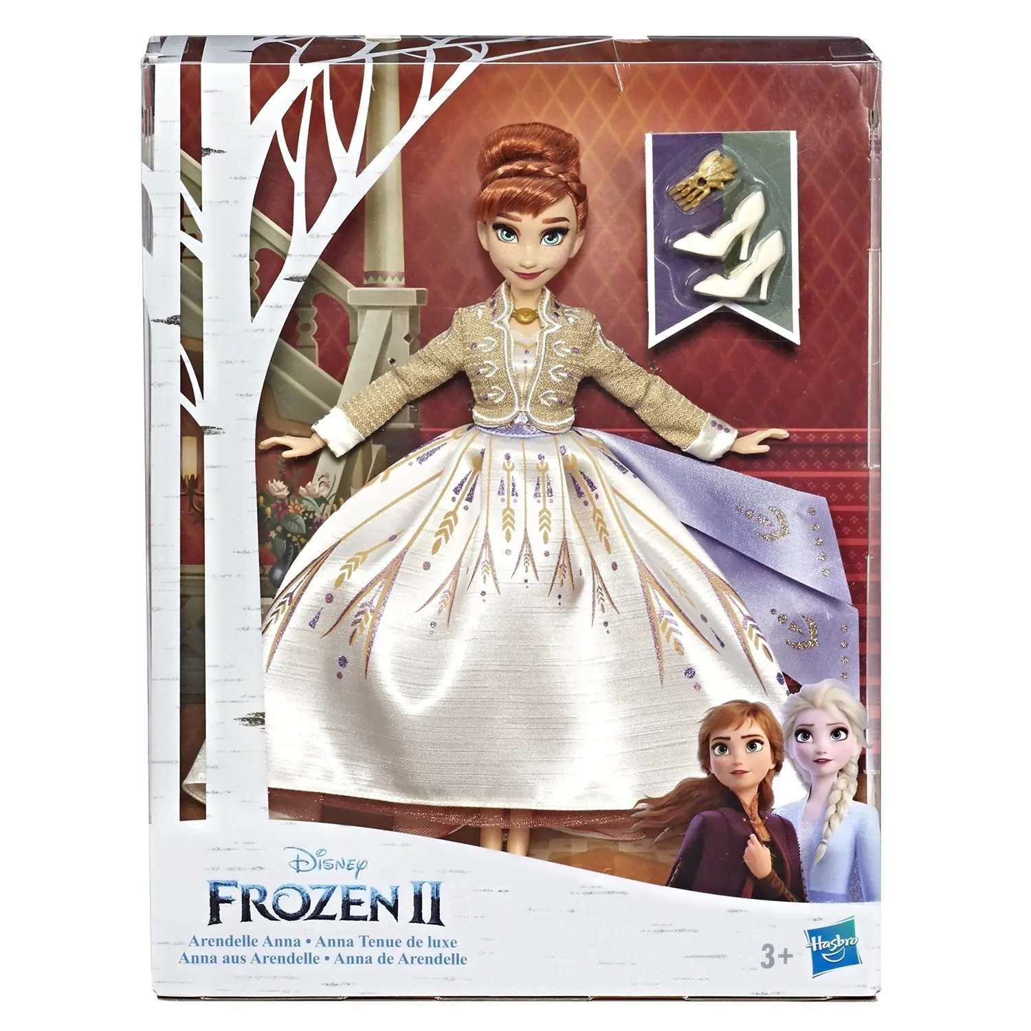 Hasbro E6845 Кукла Делюкс Принцесса Дисней Холодное сердце 2, Анна-0