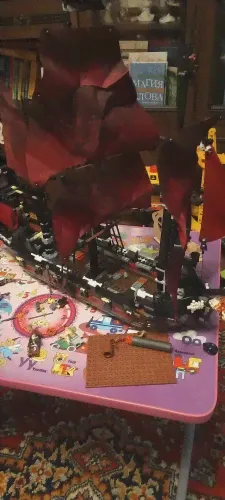 🛍 Конструктор Black Pearl корабль Королева Анна месть Пираты Карибские Пираты корабль лодка Модель конструктор мальчики подарки игрушки-2