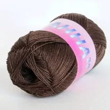 Пряжа SEAM Анна 20 / 580 темно коричневый