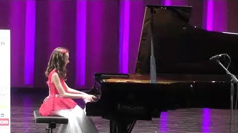 Анна Арсеньева , Anna Arsenjeva, 11 (лет), выступление на 7 Международном конкурсе в Италии