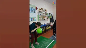 Воздушный шарик. Тренировка лёгких!
